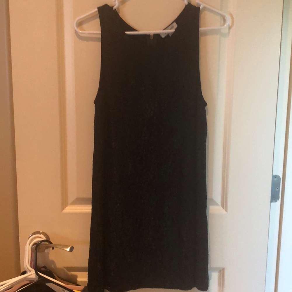 Black lace dress